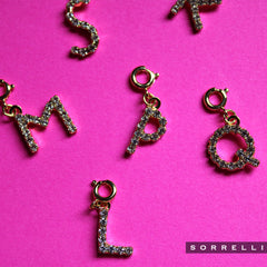 "L" Initial Charm - CFB12BGCRY