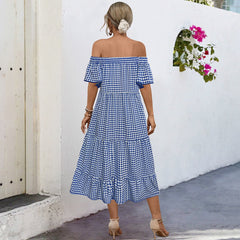 Buttercup Gingham Maxi Skirt - Yellow