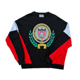 Howard University Color Block Boxy Cut Crew Sweatshirt