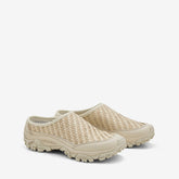 Moab 2 Slide Woven Leather Stucco