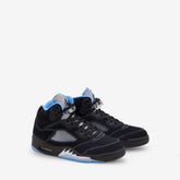 Grade School Air Jordan 5 Retro 'Black Carolina' Black | University Blue | White