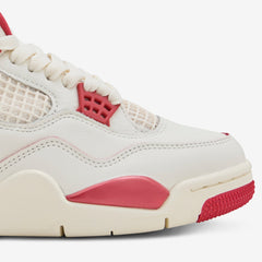 Women's Air Jordan 4 Retro Pale Ivory | Sierra Red | Tough Red