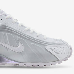 Women's Shox R4 White | Barely Grape | MTLC Platinum