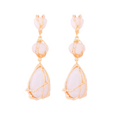 Pre Order: Bohemian Tear Drop Resin Earrings