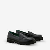 Women's Richee Penny Loafer Black Nappa Leather