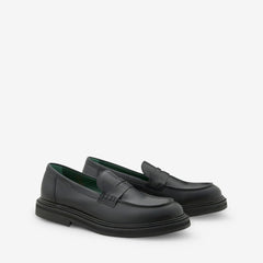 Vinnee Penny Loafer Black Polido Leather