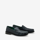 Michel Mocassin Black Grain Leather