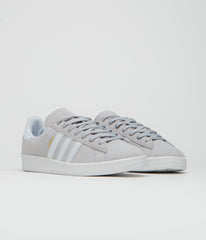 Adidas Campus ADV Shoes - Grey Two / FTWR White / Gold Metallic
