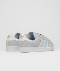 Adidas Campus ADV Shoes - Grey Two / FTWR White / Gold Metallic
