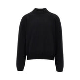 Rick Owens Wool Crew Neck Sweater — Black