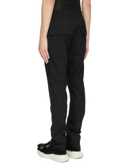 Rick Owens Drawstring Wool Trousers — Black