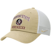 Nike Florida State Seminoles/Seminole Logo Club Unstructured Adjustable Trucker Cap - Vegas Gold/White