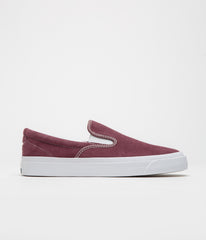Converse One Star CC Slip Pro Shoes - Deep Bordeaux / White / White