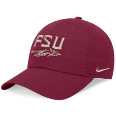 Nike FSU Spear Structured Adjustable Cap - Garnet