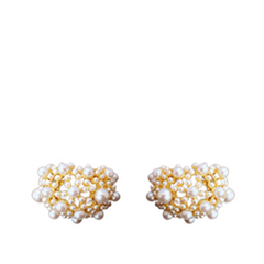 Retro Palace Style Pearl Earrings