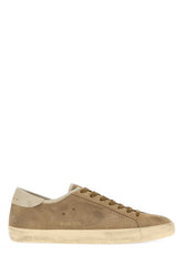 Golden Goose Deluxe Brand Suede Low-Top Sneaker — Beige