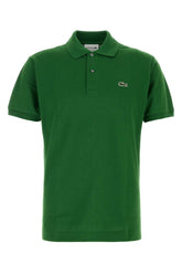 Lacoste Piquet Cotton Polo Shirt — Green