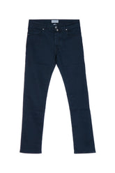 Jacob Cohen Five-Pocket Denim Trousers — Navy