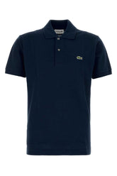 Lacoste Piquet Cotton Polo — Navy