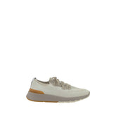 Brunello Cucinelli Cotton Mesh Sneaker — White
