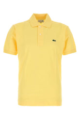 Lacoste Piquet Cotton Polo Shirt — Yellow