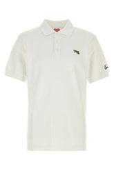 Kenzo Jumping Tiger Polo Shirt — White