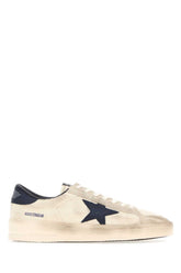 Golden Goose Deluxe Brand Canvas & Suede Low-Top Sneaker — Beige