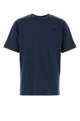 New Balance Cotton T-Shirt — Navy