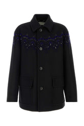 Dries Van Noten Coat — Black