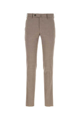 Pt Torino Stretch Virgin Wool Trousers — Gray