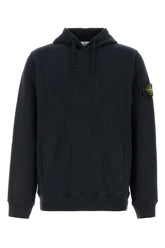 Stone Island Logo-Patched Cotton Sweatshirt — Navy