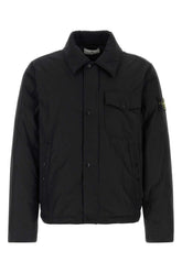 Stone Island Down-Filled Down Jacket — Black