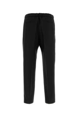 Jil Sander Virgin Wool and Mohair Trousers — Black