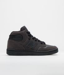 New Balance Numeric 480 High Shoes - Charcoal / Leather
