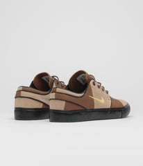Nike SB Janoski OG+ Premium Shoes - Light British Tan / Saturn Gold - Hemp - Black