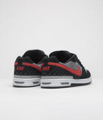 Nike SB P-Rod 1 OG Shoes - Black / Varsity Red - Flint Grey - Black