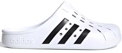 Adilette Clog White Black