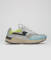 Stepney Workers Club Amiel S-Strike Tech Mix Shoes - Silver / Blue