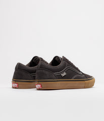 Vans Skate Old Skool Shoes - Faded Black / Gum