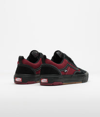 Vans Skate Old Skool Wafflecup Shoes - Black / Red