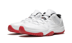 11 Retro Low "White/Varsity Red" 528895 101