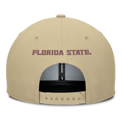 Nike Men's Seminoles/Seminole Logo Dri-fit Pro Primetime Adjustable Flatbill Hat - Vegas Gold