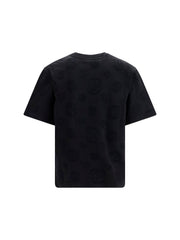 Casablanca All-Over Monogram T-Shirt — Black