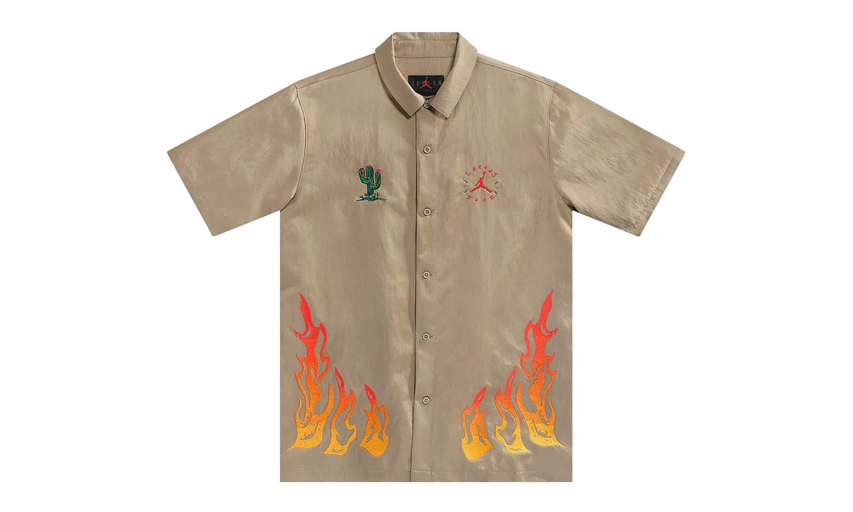 CACTUS JACK BUTTON DOWN SHIRT "Beige" CW3128 247