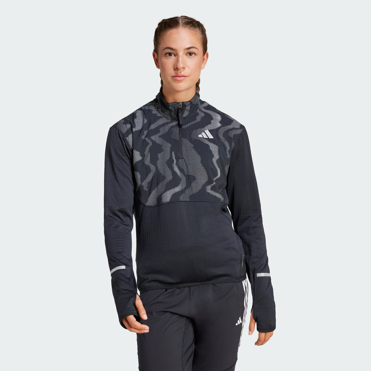 Women's adidas Ultimate Hi Vis Reflective 1/2-Zip Top