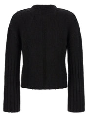 Rick Owens Cashmere and Silk Sweater — Black