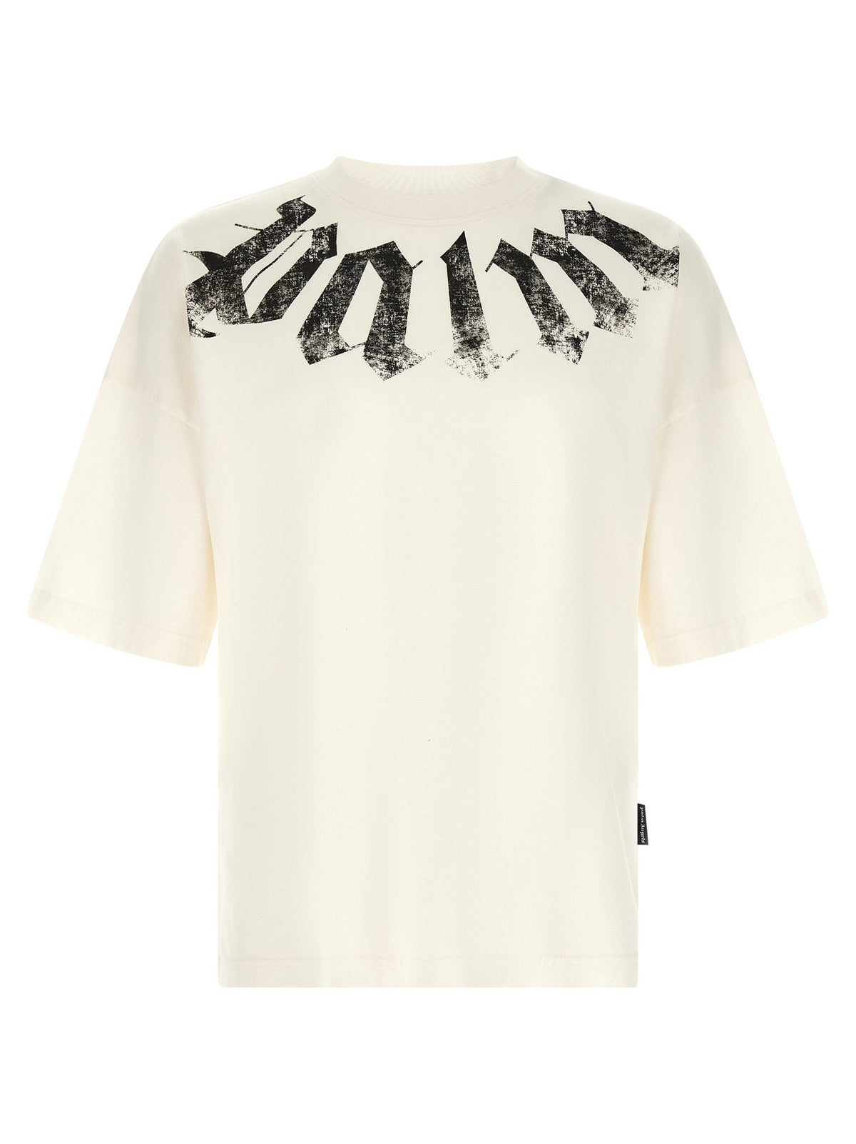 Palm Angels Logo-Print Cotton T-shirt — White