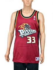 Detroit Pistons Grant Hill Alternate Champion Jersey Size 48