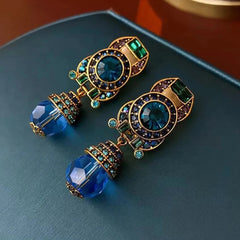 Pre Order:  Azure Dangling Clip Earrings