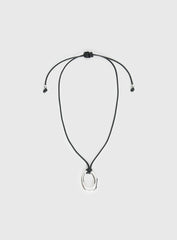 Star Quality Pendant Necklace Black / Silver